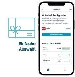 monatlichen Gutschein auswählen