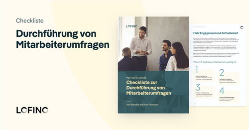 Checkliste zur Durchführung von Mitarbeiterumfragen