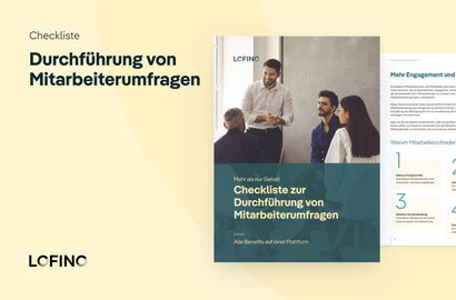 Checkliste für Mitarbeiterumfragen