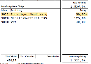 Sachbezüge in der Lohnabrechnung, Teil 2