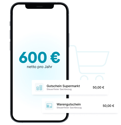 mit dem Sachbezug 600 € mehr im Jahr