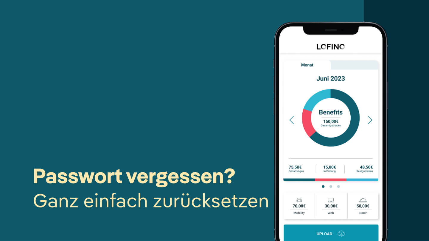 LOFINO App: Passwort vergessen